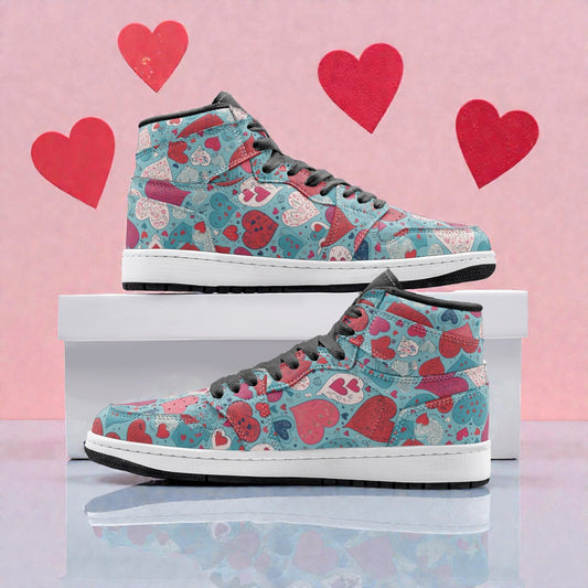 Unisex High Top Sneaker - Cupid´s Mess