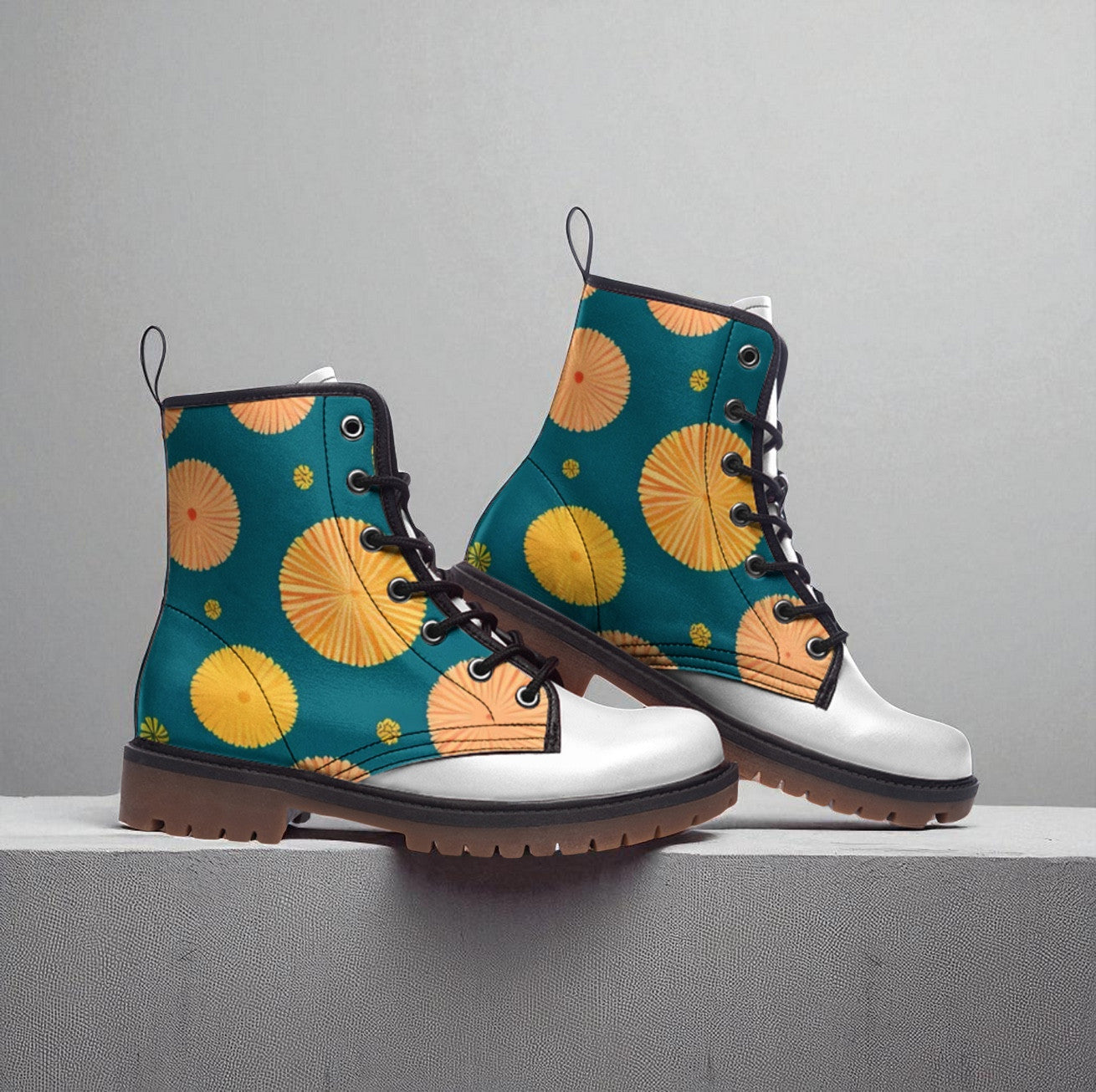 shouji Boots – side print "floral #42"