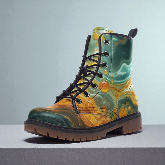 shouji Boots – Alloverprint "abstrakt #24“