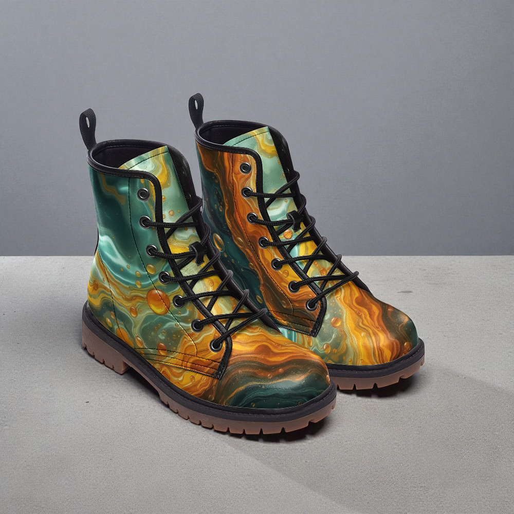 shouji Boots – Alloverprint "abstrakt #24“