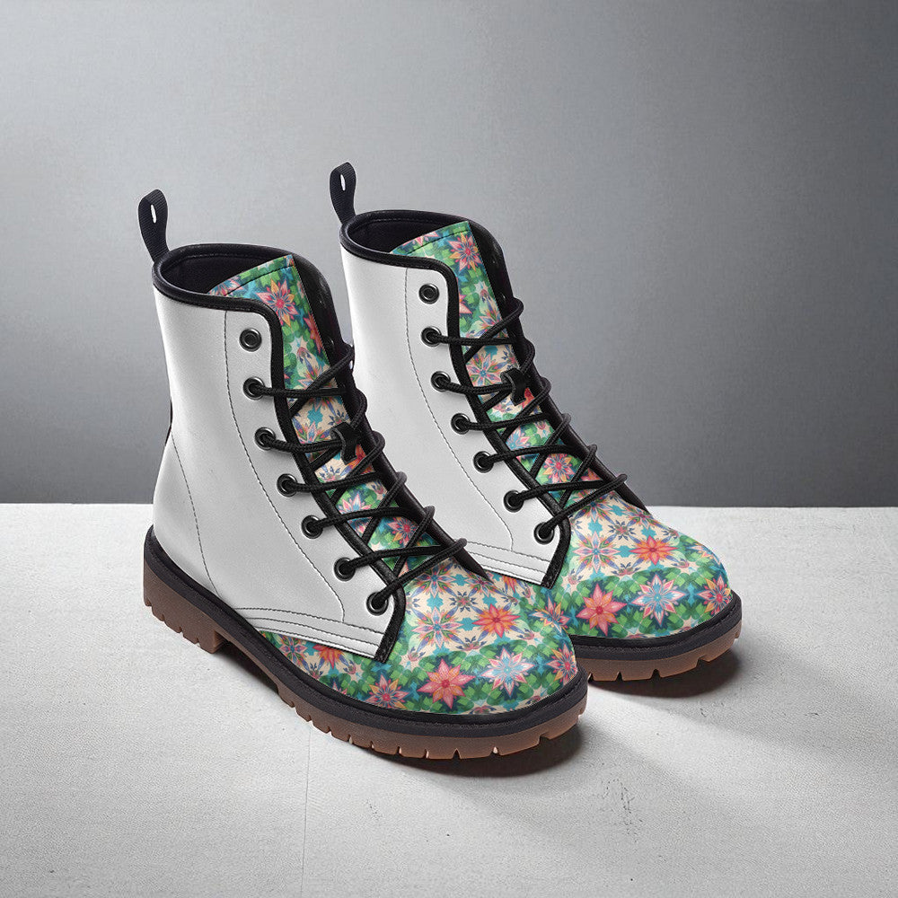 shouji Boots – Laschenprint "floral #03“