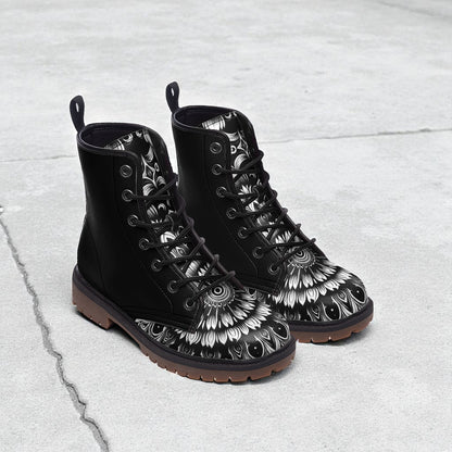 shouji Boots – Laschenprint „abstrakt #25“ (Black Edition)