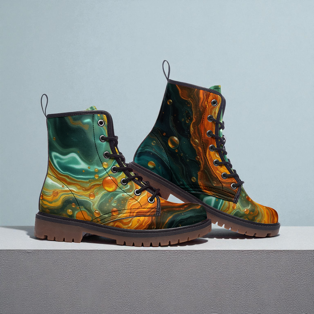 shouji Boots – Alloverprint "abstrakt #24“