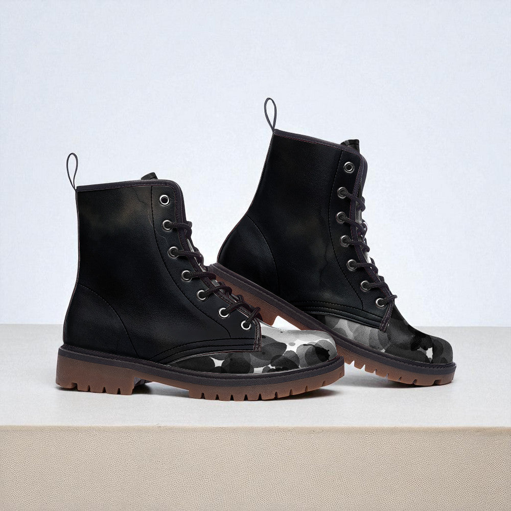 shouji Boots –  Laschenprint „abstrakt #26“ (Black Edition)