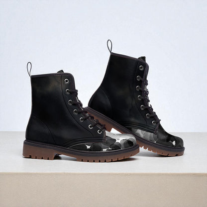 shouji Boots –  Laschenprint „abstrakt #26“ (Black Edition)