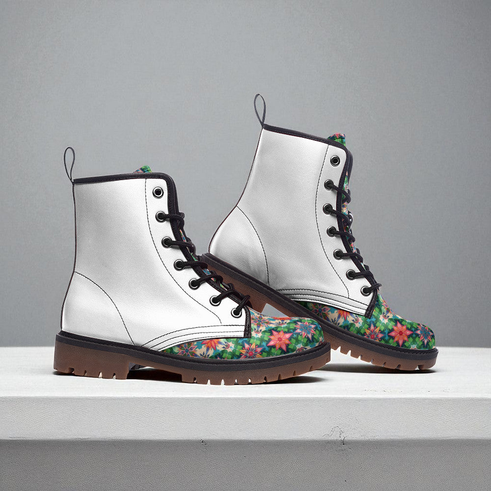 shouji Boots – Laschenprint "floral #03“