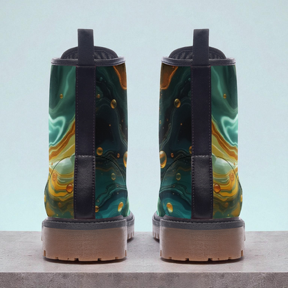 shouji Boots – Alloverprint "abstrakt #24“