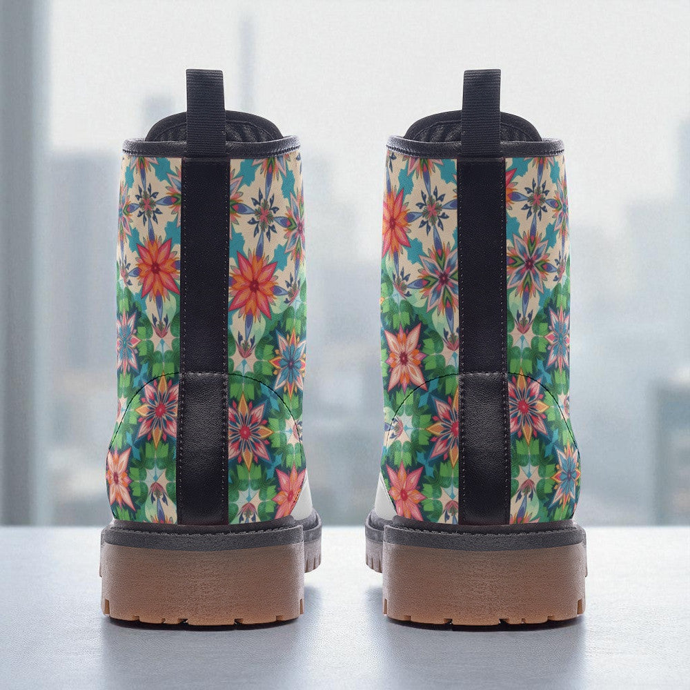 shouji Boots – Side print "floral #03"