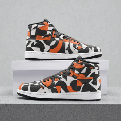 Unisex High Top Sneaker  – Graphic Balance