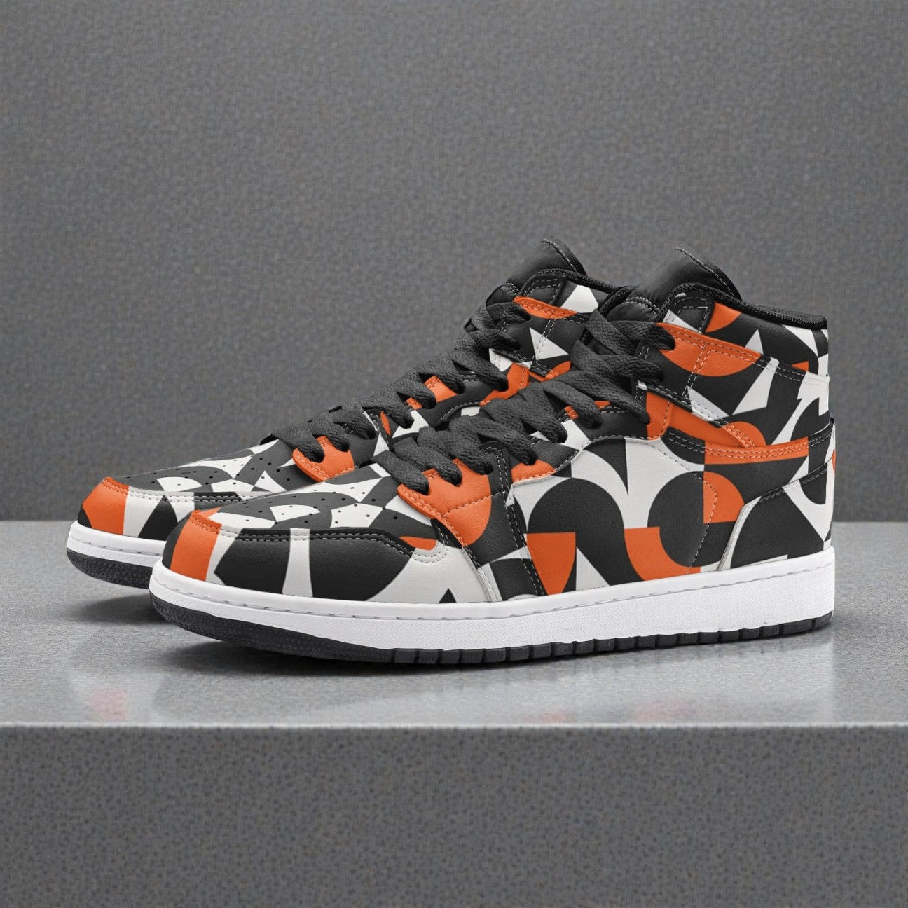 Unisex High Top Sneaker  – Graphic Balance