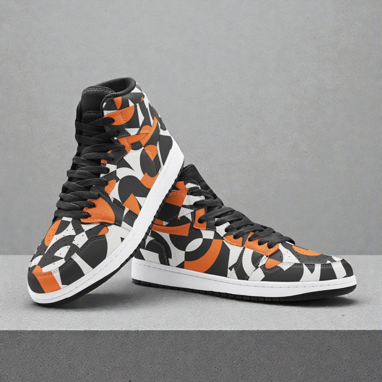 Unisex High Top Sneaker  – Graphic Balance