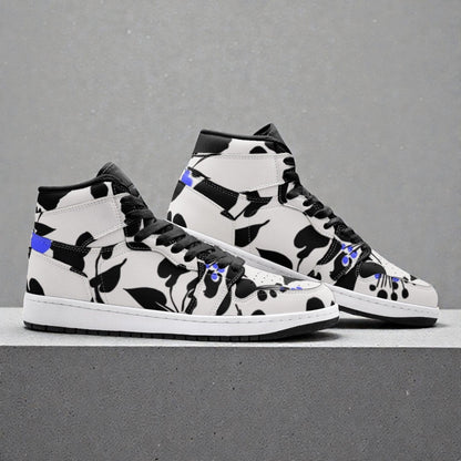 Unisex High Top Sneaker – Ink Garden