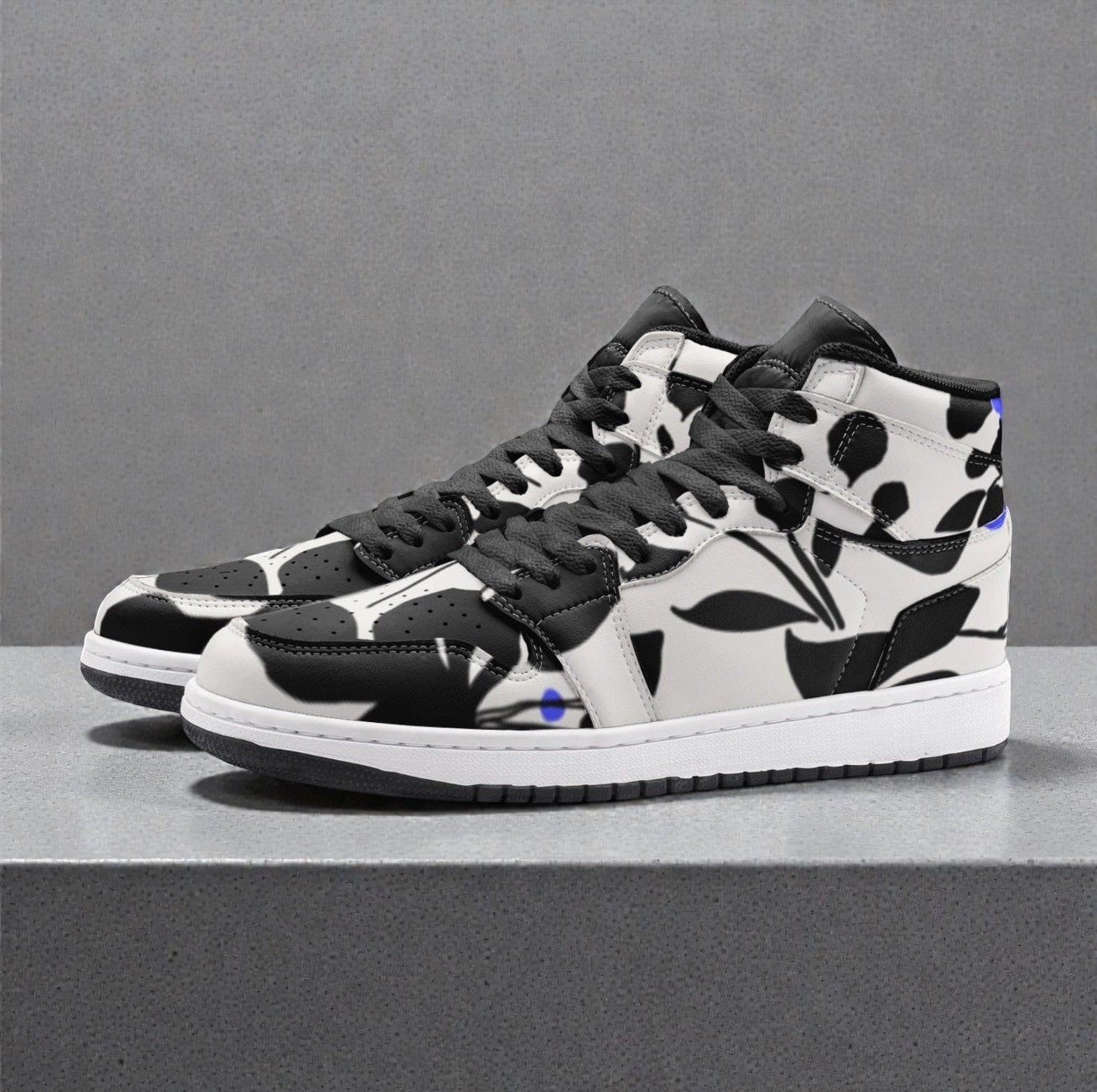 Unisex High Top Sneaker – Ink Garden