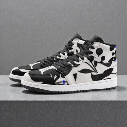 Unisex High Top Sneaker – Ink Garden