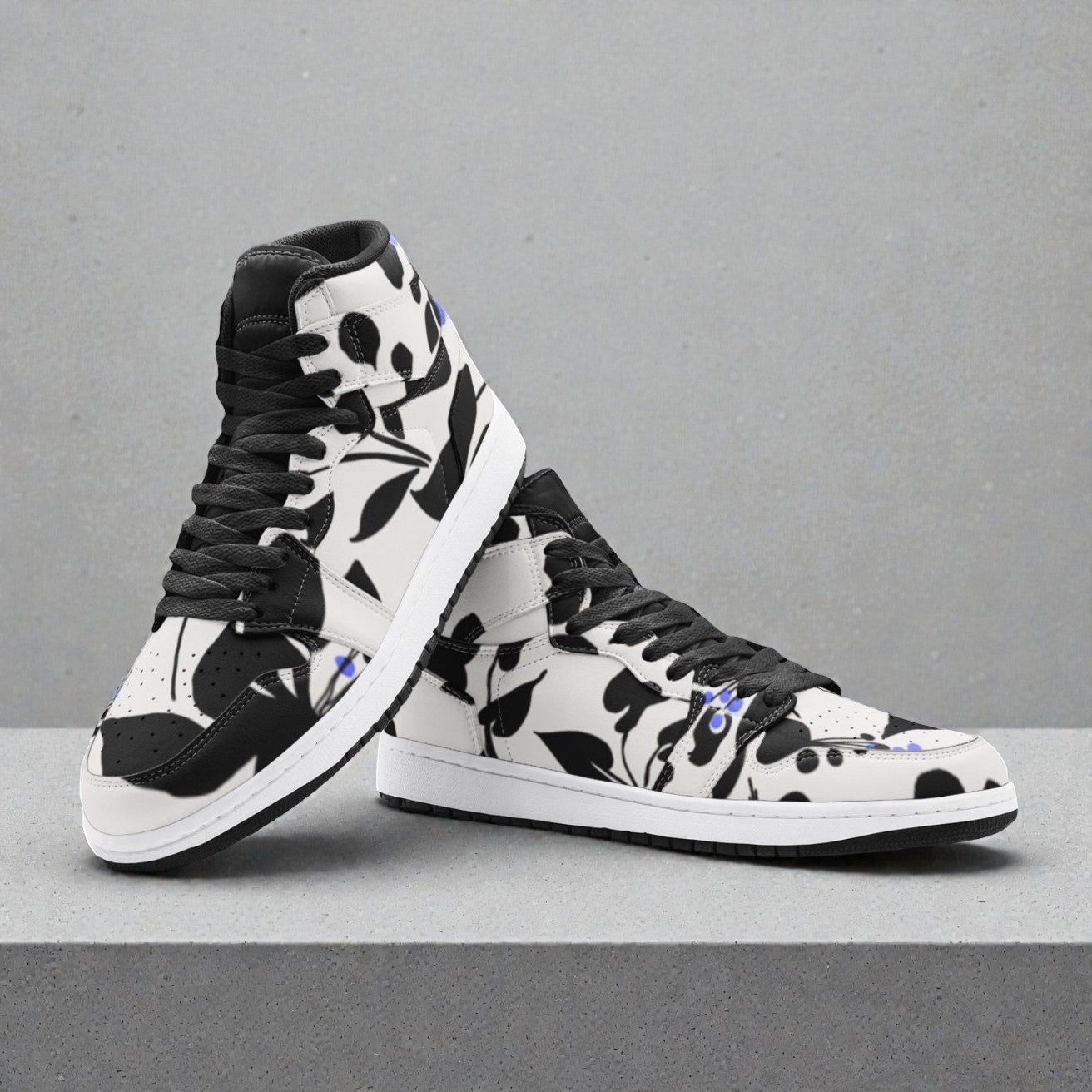 Unisex High Top Sneaker – Ink Garden