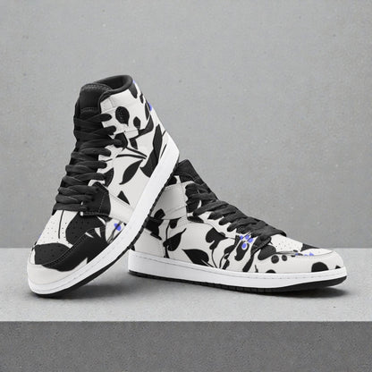 Unisex High Top Sneaker – Ink Garden
