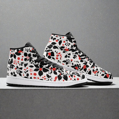 Unisex High Top Sneaker – Red Ink Riot