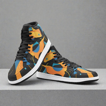 Unisex High Top Sneaker – Sunset Groove