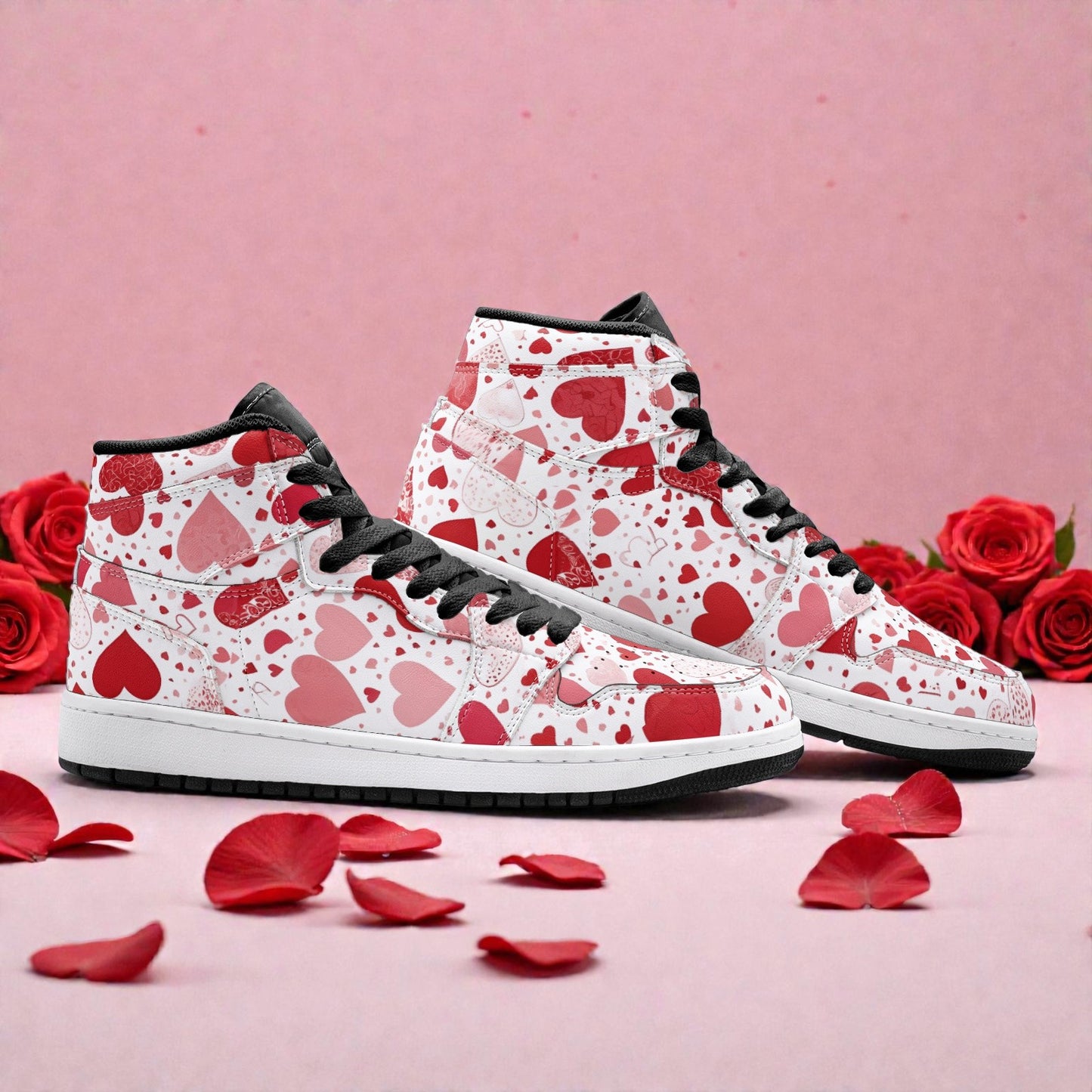 Unisex High Top Sneaker - Valentine Overdose