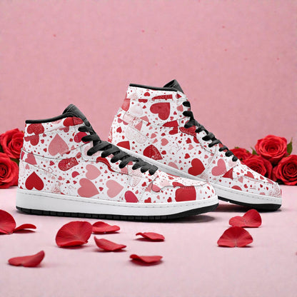 Unisex High Top Sneaker - Valentine Overdose