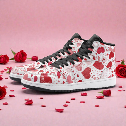 Unisex High Top Sneaker - Valentine Overdose