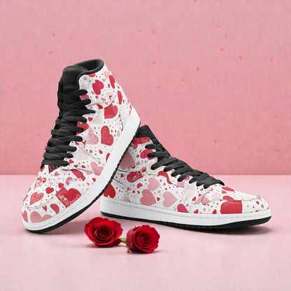 Unisex High Top Sneaker - Valentine Overdose